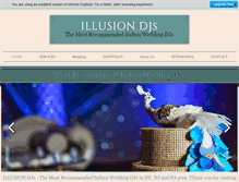 Tablet Screenshot of illusiondjs.com